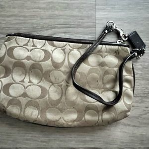 Brown Coach clutch